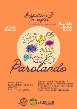 Locandina Parolando