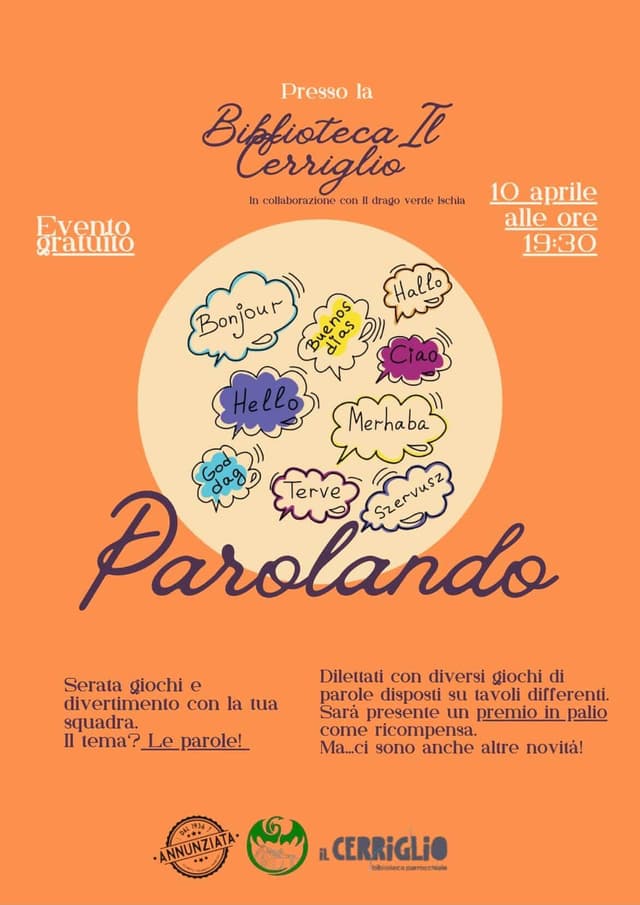 Locandina Parolando